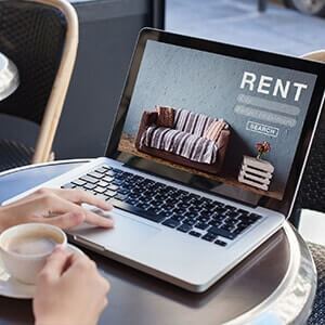 Laptop with rent image