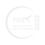 FAIM Logo Confirmation of Quality Assurance 2020